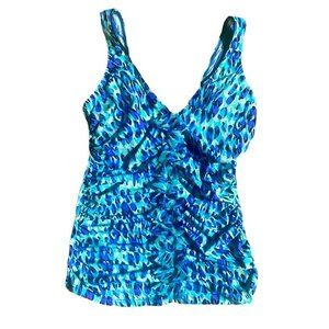 Profile Tankini with Underwire Built in Bra Size 34D